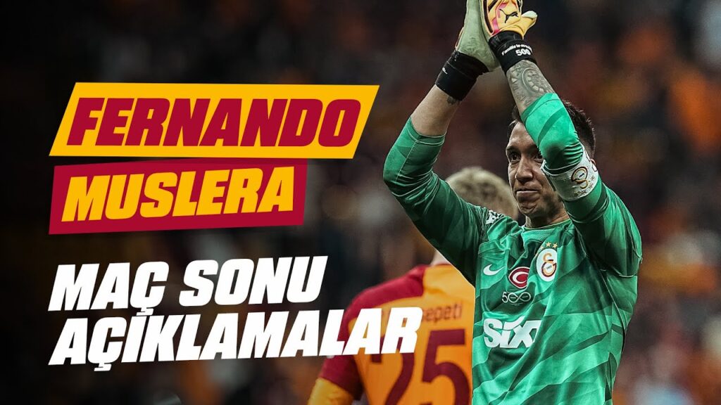 📺  Fernando Muslera'nın maç sonu açıklamaları | #GSvHTY