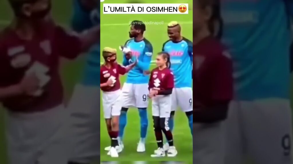 L'UMILTÀ DI OSIMHEN 💙  #forzanapolisempre #sscnapoli #napoli #osimhen #victorosimhen #seriea