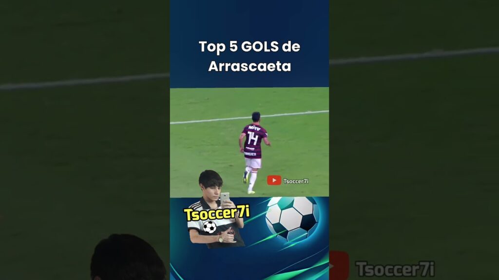 Top 5 GOLS de Arrascaeta #shorts
