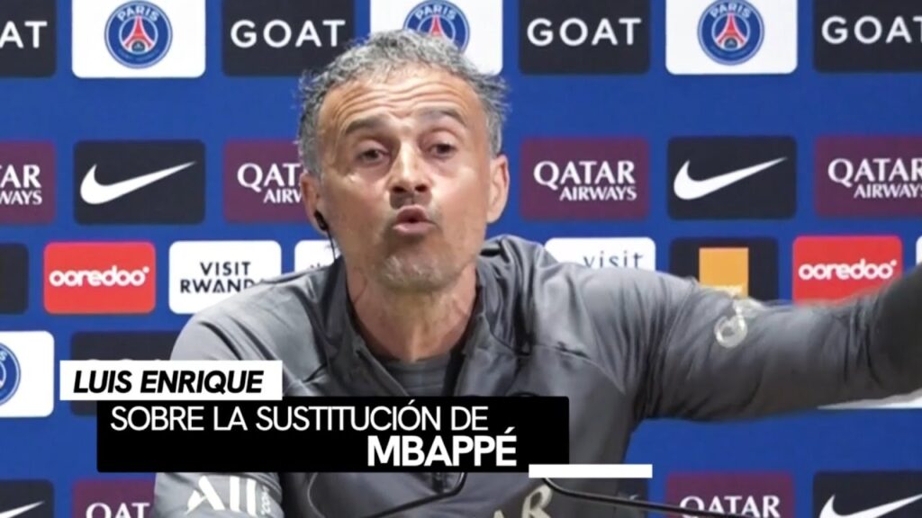 LUIS ENRIQUE Y LOS GESTOS DE MBAPPÉ