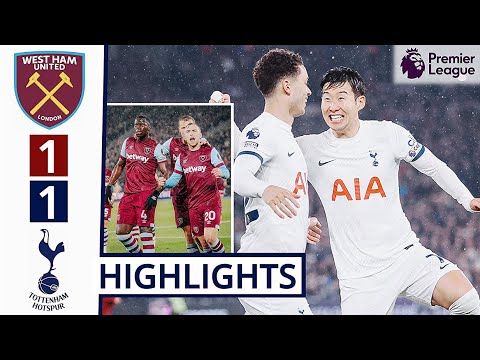 ⚪West Ham vs Tottenham (1-1) HIGHLIGHTS: Brennan Johnson & Kurt Zouma GOALS!