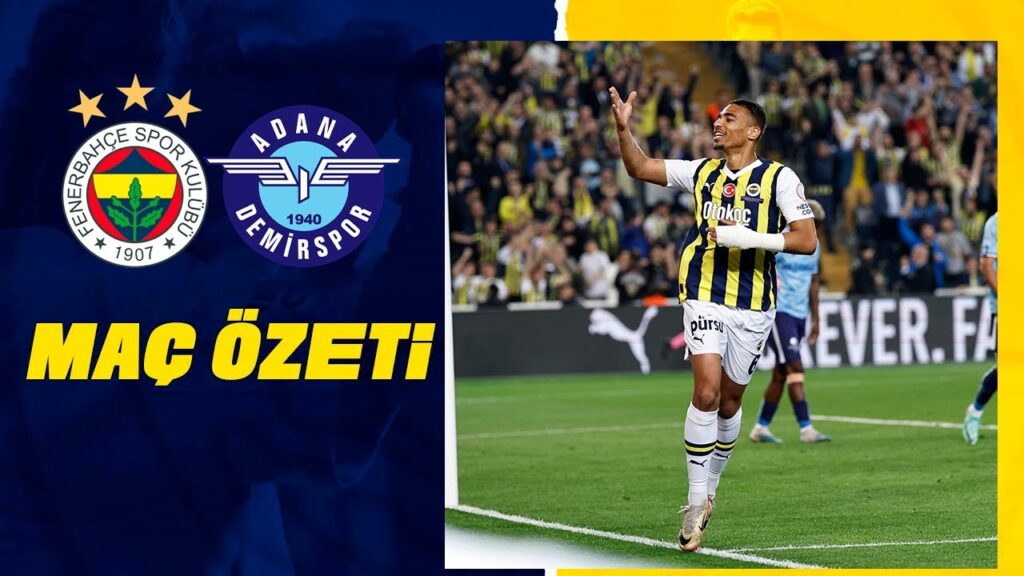 Alexander Djiku Golü | Fenerbahçe - Adana Demirspor 4-2 MAÇ ÖZETI | Trendyol Süper Lig 2023/24