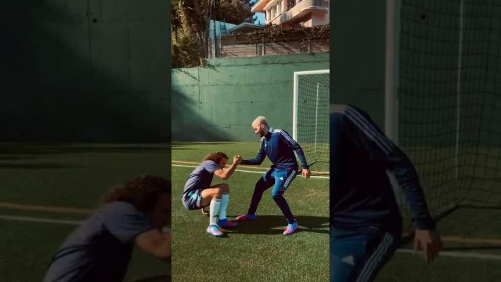 Quand tu joues au foot avec ton meilleur pote ft. Guendouzi ⚽️🫶 #football