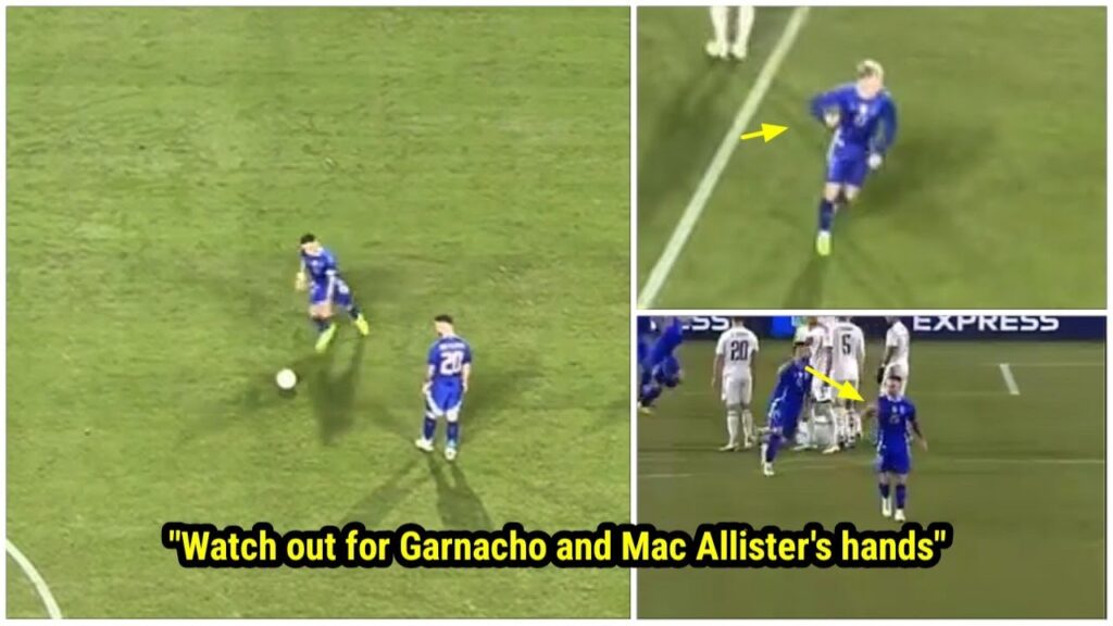 Unbelievable! Garnacho and Mac Allister's Reaction to Di Maria's Epic Free Kick Goal Goes Viral!🚀🔥