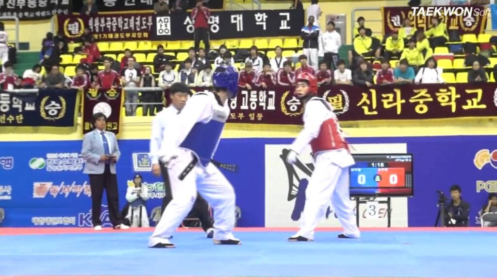 7th Korea Open Taekwondo Championships Final Male Senior 2 -87Kg Kim Woo Jung vs Kim Kyu Young