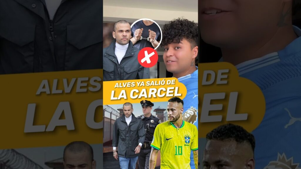 😦 DANI ALVES YA SALIÓ DE CÁRCEL, SE PAGO UNA FIANZA AQUÍ LOS DETALLES #futbol #viral  #shorts