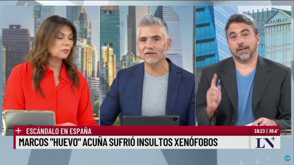 Insultos racistas contra Marcos Huevo Acuña y el triunfo de Boca sobre San Lorenzo