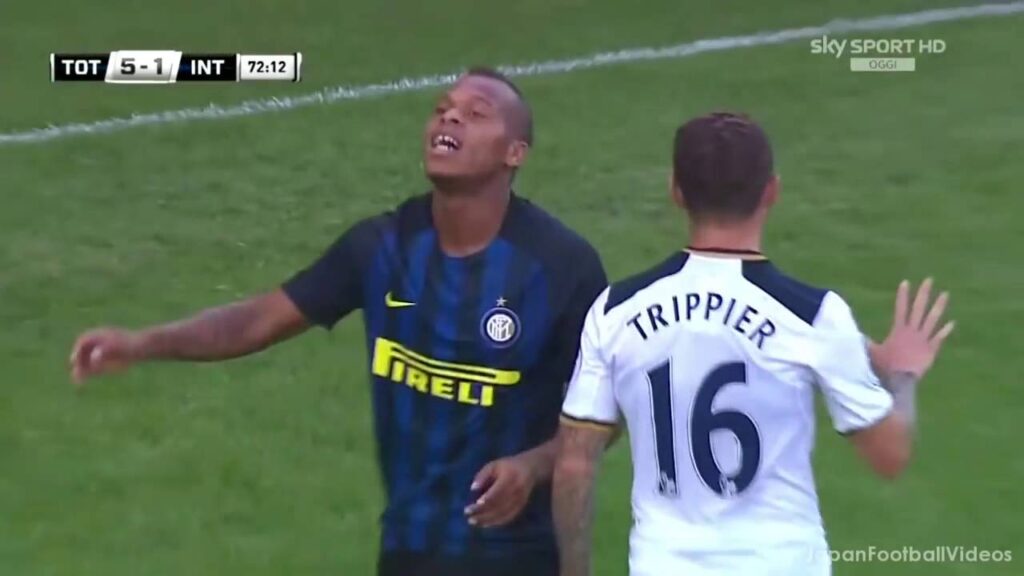 長友佑都タッチ集 インテルVSトッテナム Yuto Nagatomo vs Tottenham 05 08 2016 720p