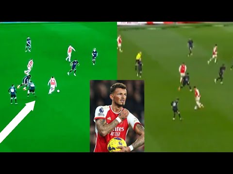 Ben White's Incredible Zidane-esque Roulette Spin vs. Luton Town