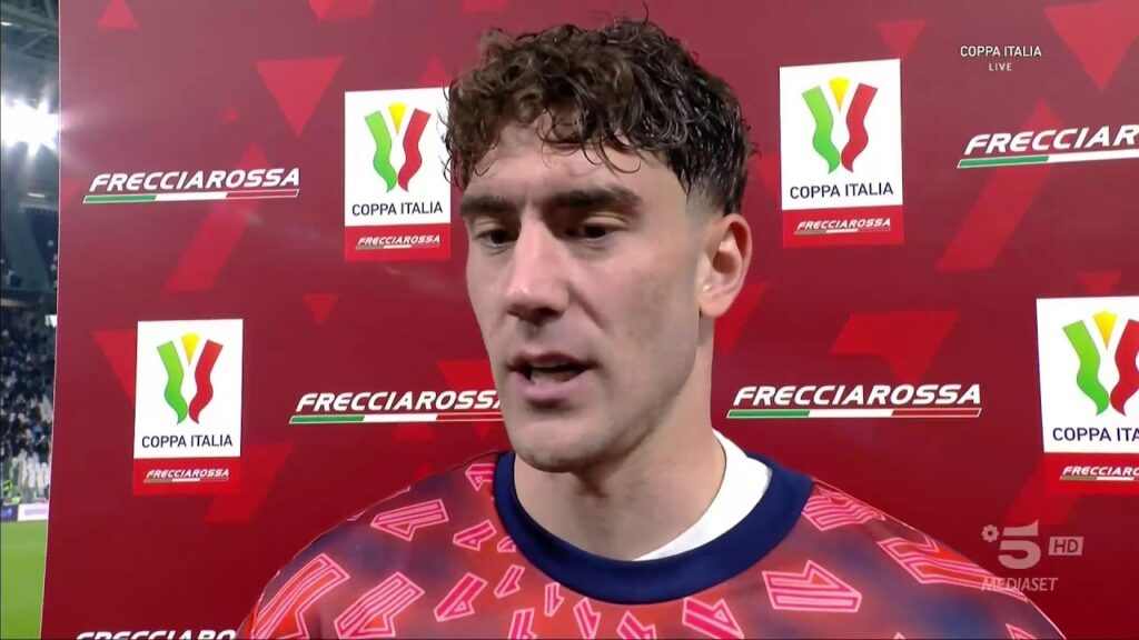 "Non mi interessa il gol" Intervista Vlahovic Post Partita Juventus-Lazio 2-0
