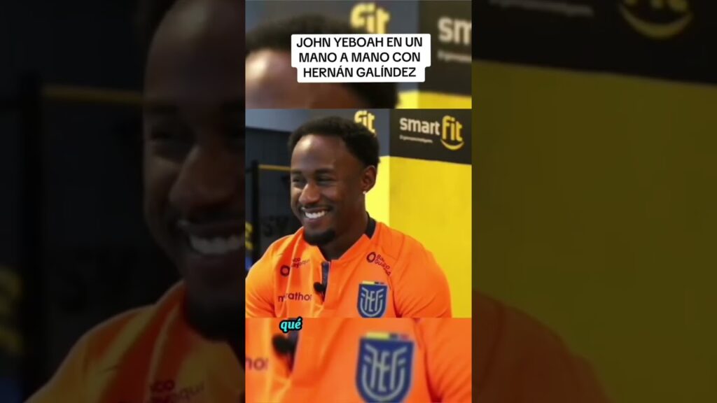 En exclusiva Jhon Yeboah entrevistado por Hernán Galíndez #futbol #ecuador #viral #seleccion