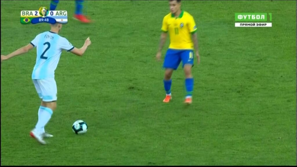 Foyth snatching Coutinho’s soul  a la Garrincha | Brazil vs Argentina 🇧🇷🇦🇷 Copa America 2019