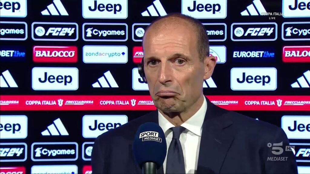 "Fischi sbagliati ad Alex Sandro" Intervista Allegri Post Partita Juventus-Lazio 2-0