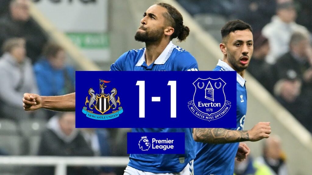 NEWCASTLE 1-1 EVERTON | Premier League highlights