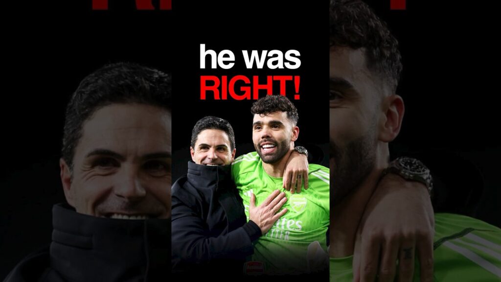 Arteta was RIGHT about Raya #championsleague #arsenal