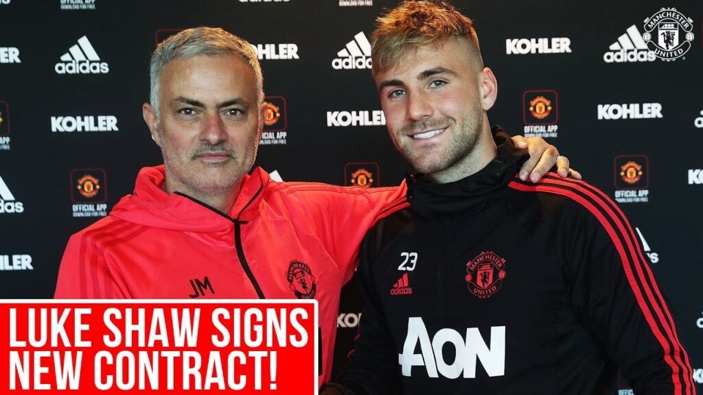 Luke Shaw delighted to sign new Manchester United contract
