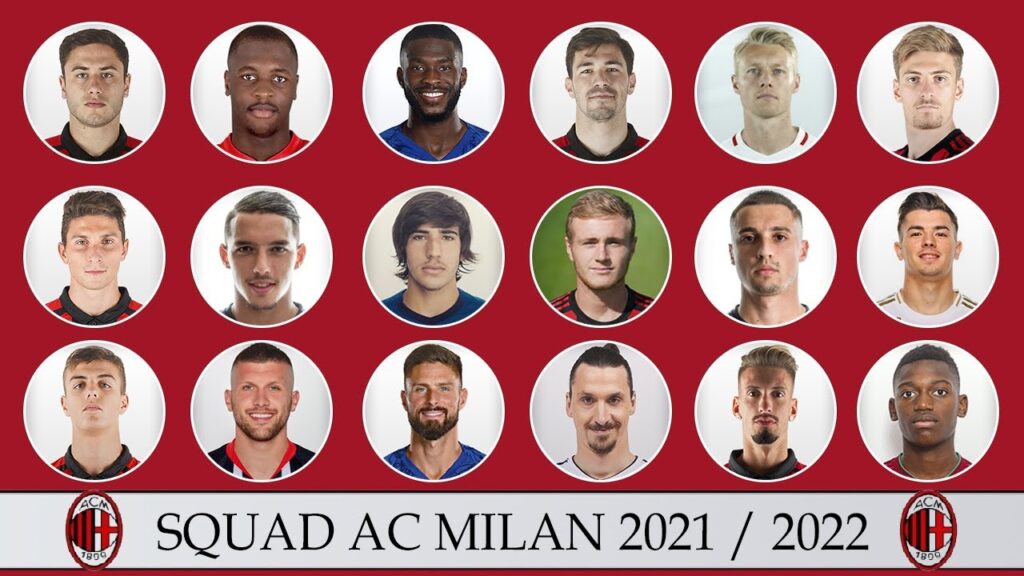 SQUAD AC MILAN 2021 - 2022 Ft Olivier Giroud - Fode Ballo - Toure & Fikayo Tomori