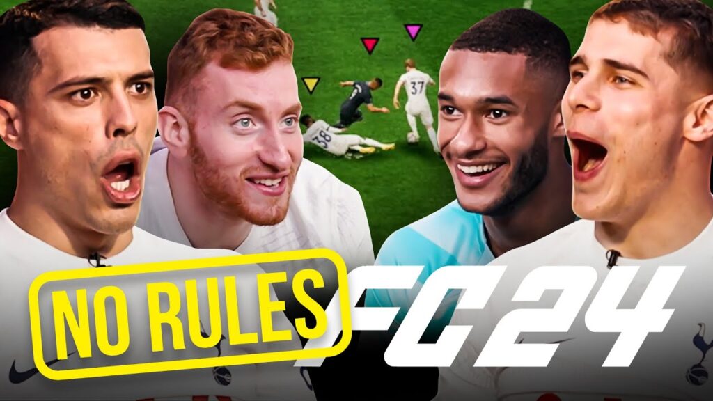 NO RULES FC 24 // Pedro Porro & Dejan Kulusevski v Micky van de Ven & Brandon Austin