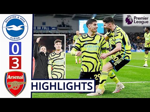 🔵🔴Brighton vs Arsenal (0-3) HIGHLIGHTS: Saka, Havertz & Trossard GOALS! Arteta Reaction