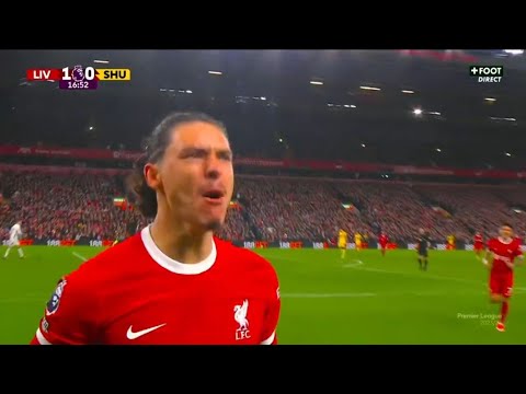 Darwin Núñez Gol | Liverpool vs Sheffield United 1-0 | Highlights Premier League