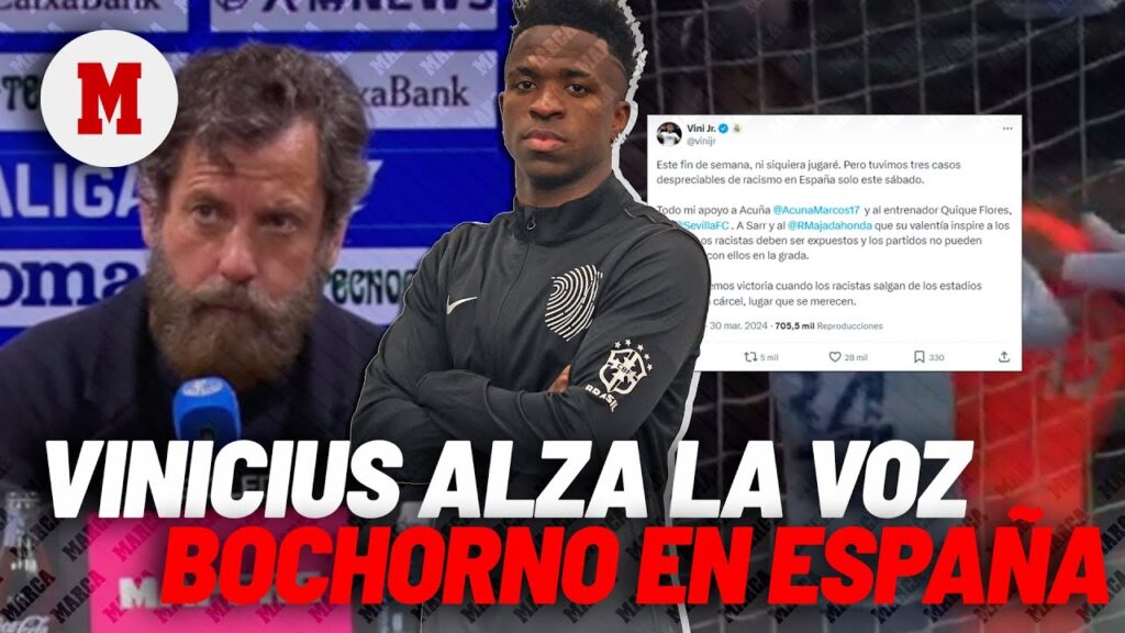 Vinicius: "Sólo tendremos victoria cuando los racistas salgan directos a la cárcel" I MARCA