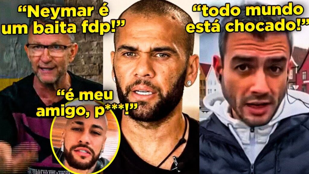 🚨TRETA! NEYMAR SOLTA DANI ALVES E MÍDIA FICA EM CHOQUE!! MÍDIA REAGE A CASO DE DANI ALVES!!