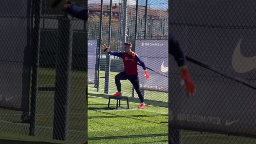 Marc-André ter Stegen Training 💪🏻 #shorts #goalkeeper