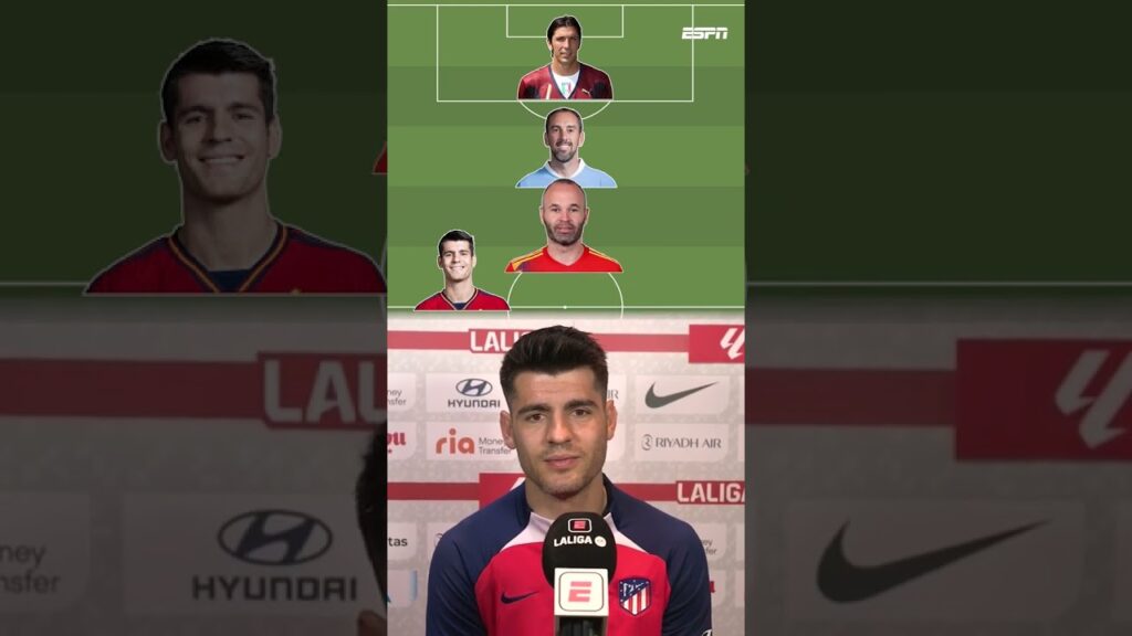 Alvaro Morata picks his ultimate 5-a-side team 🤩 #shorts