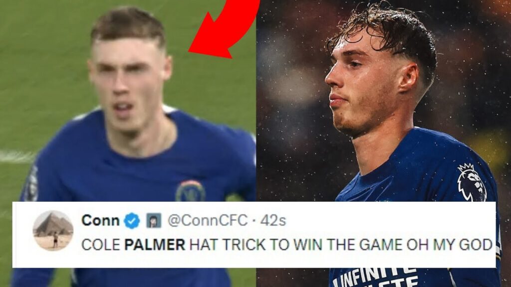 FOOTBALL WORLD REACT TO COLE PALMER SCORING HAT TRICK VS MAN UNITED | COLE PALMER REACTIONS