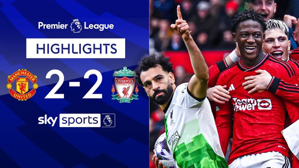 CHOAS at Old Trafford 🍿 | Manchester United 2-2 Liverpool | Premier League Highlights