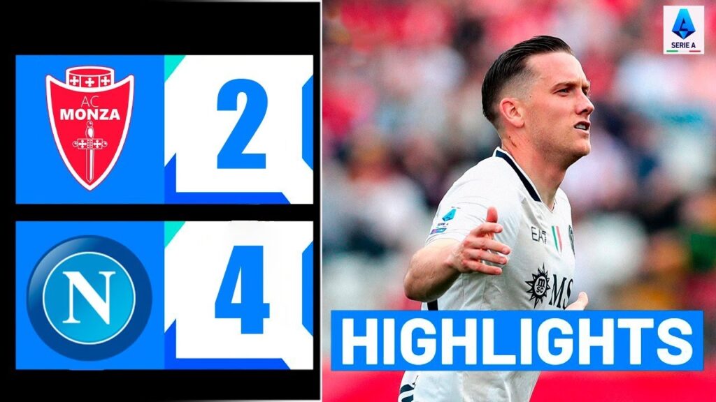 Gol di Piotr Zieliński oggi | Monza vs Napoli 2-4 Highlights | Serie A 2023/24