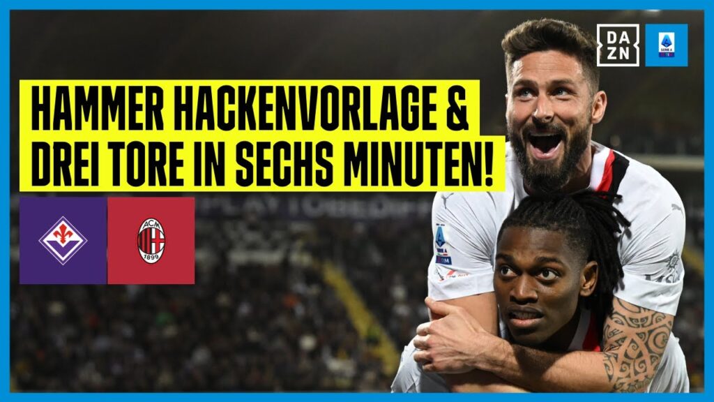 Leao führt Milan in packendem Duell zum Sieg: Fiorentina - AC Milan 1:2 | Serie A | DAZN Highlights