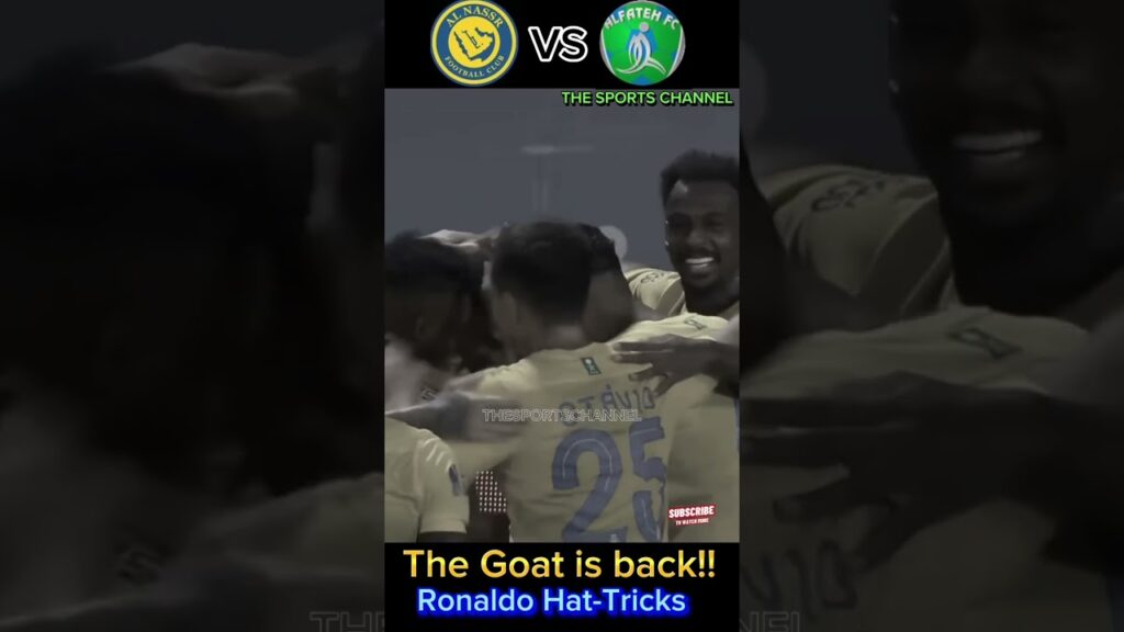 The Goat 🐐Cristiano Ronaldo unbelievable Hat-Tricks, his on fire🔥| #shorts