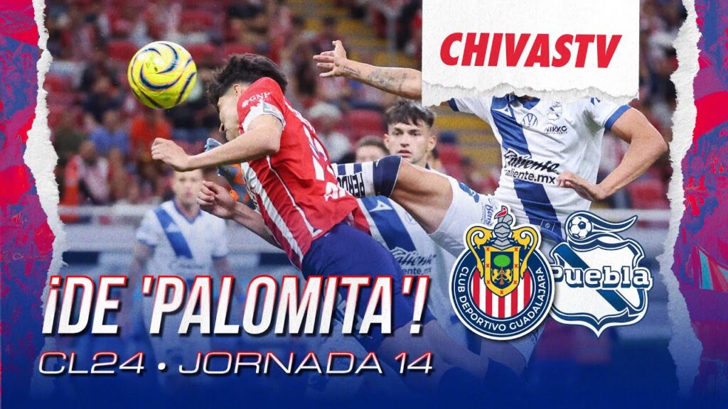 ¡GOOL DEL GUTI! ¡Erick Gutiérrez de palomita! | Chivas vs Puebla | J14 Clausura 2024