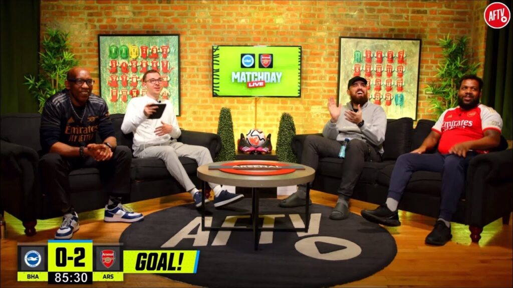 AFTV react to Trossard goal, 3-0 Arsenal