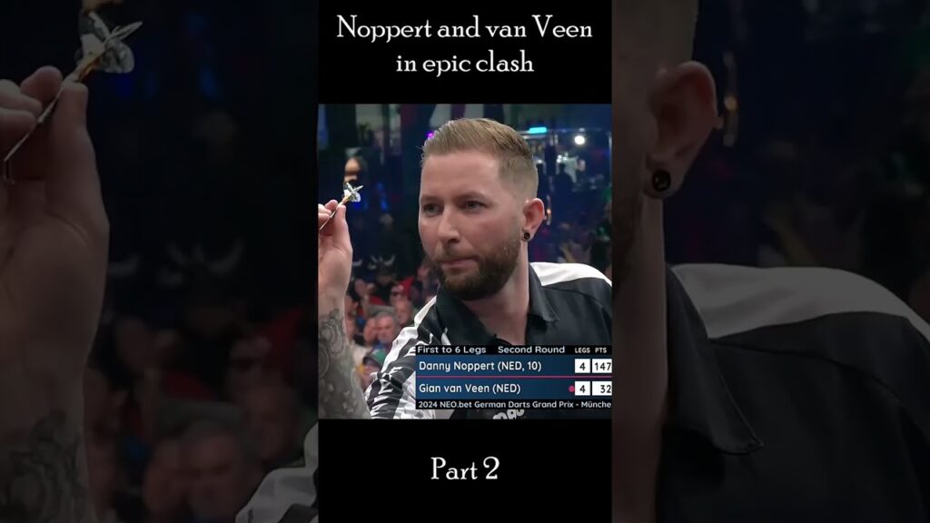 Noppert and van Veen in epic clash🎯 German Darts Grand Prix Day 2