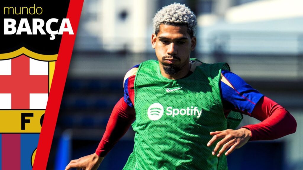 Entrenamiento Barça | Pedri y de Jong siguen trabajando al margen