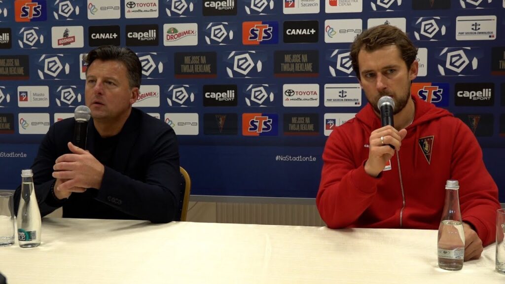 Czesław Michniewicz i Kosta Runjaic na konferencji po #POGLEG