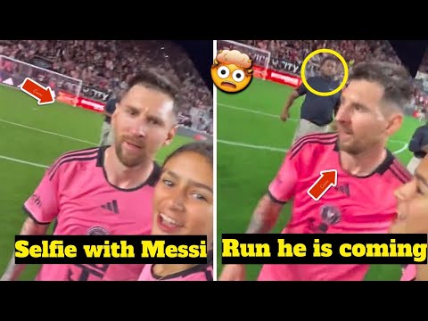 Lionel Messi Protects the Pitch Invader from Securities T Inter Miami Game Today π€―π± Lionel Messi Protects the Pitch Invader from Securities T Inter Miami Game Today π€―π±
