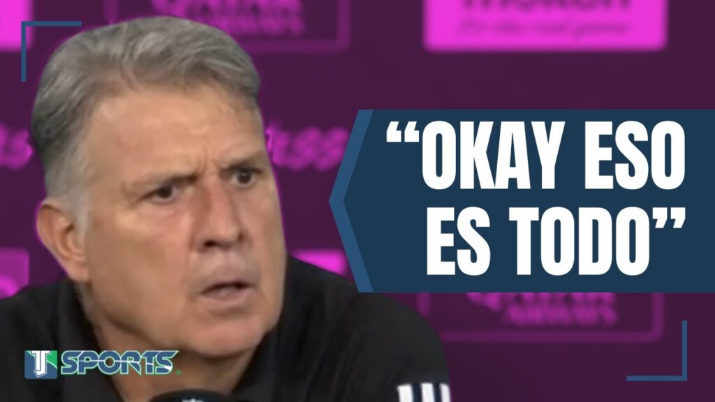 El GROSERO FINAL de la conferencia de Gerardo Martino tras la DERROTA del Inter Miami ante Rayados