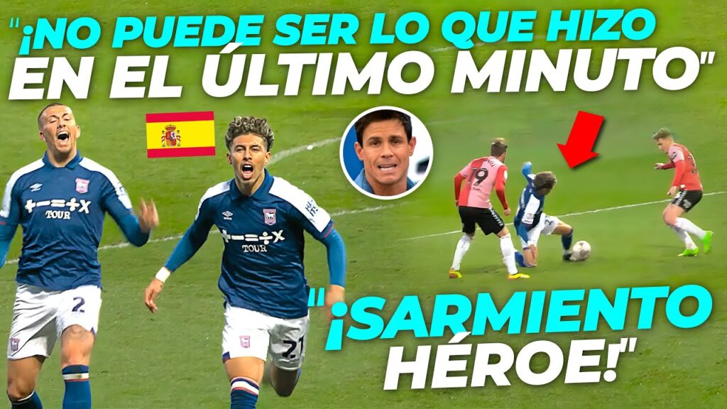 Relator ESPAÑOL ENLOQUECE con el INCREÍBLE GOL de ᴊᴇʀᴇᴍʏ ꜱᴀʀᴍɪᴇɴᴛᴏ en el MINUTO 97!!