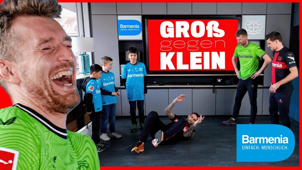 Bestehen Andrich, Hradecky & Hofmann gegen Kinder? Brillante Moves im Groß 🆚 Klein Barmenia-Duell 😃