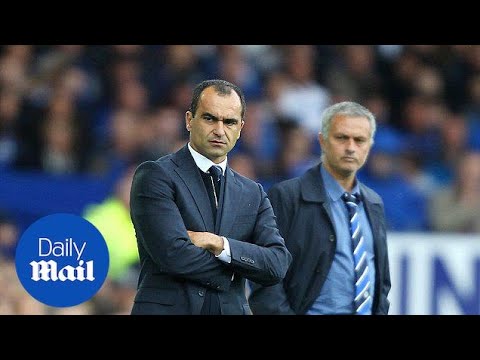 Jose Mourinho swears at Roberto Martinez in furious bust-up - Daily Mail