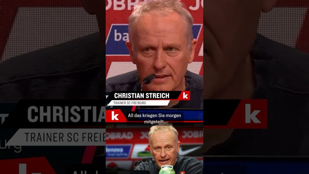 Entscheidung am Montag: Wie geht es weiter mit Christian Streich? #shorts