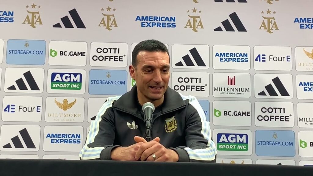 LIONEL SCALONI respetuoso de la SELECCIÓN DE COSTA RICA ante ARGENTINA