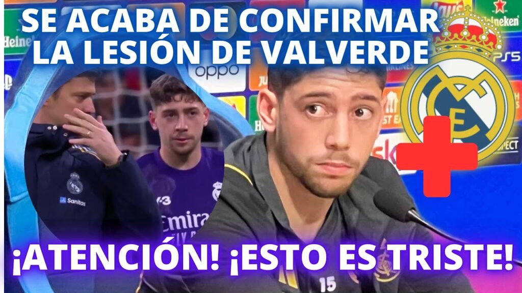 ¡ATENCIÓN! ¡ESTO ES TRISTE! SE ACABA DE CONFIRMAR LA LESIÓN DE VALVERDE