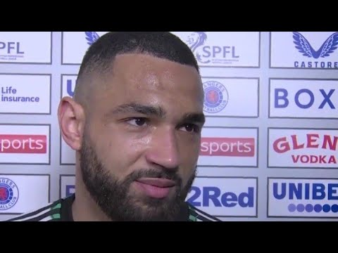 Carter Vickers post match | rangers vs celtic 3-3
