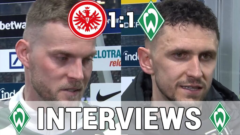 Werder Interviews nach Frankfurt: Marvin Ducksch & Milos Veljkovic | Frankfurt 1:1 Werder Bremen