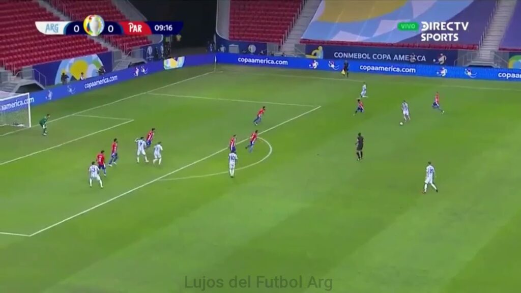 El gol del Papu Gomez por Copa America. Argentina vs Paraguay.
