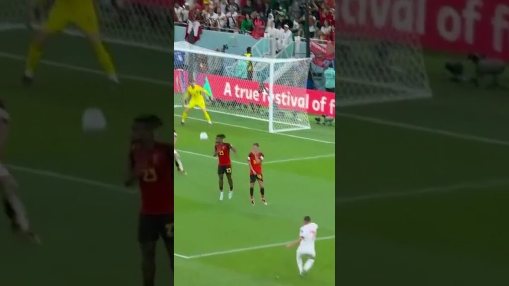 Hakim Ziyech No goal vs Belgium#shorts